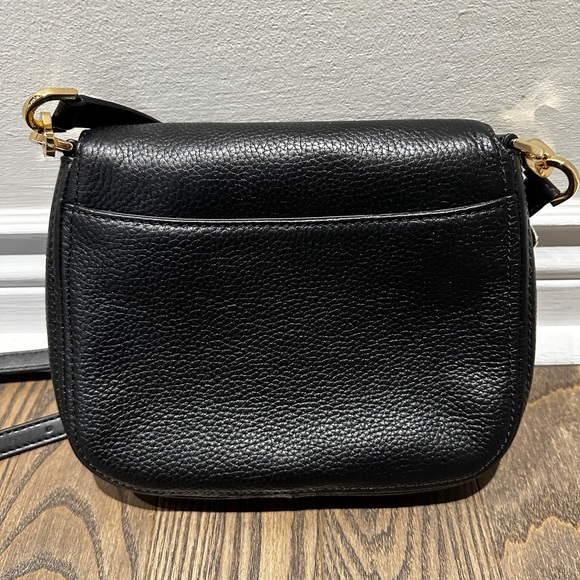 Michael Kors Black Pebbled Leather Crossbody Bag - Picture 4 of 10